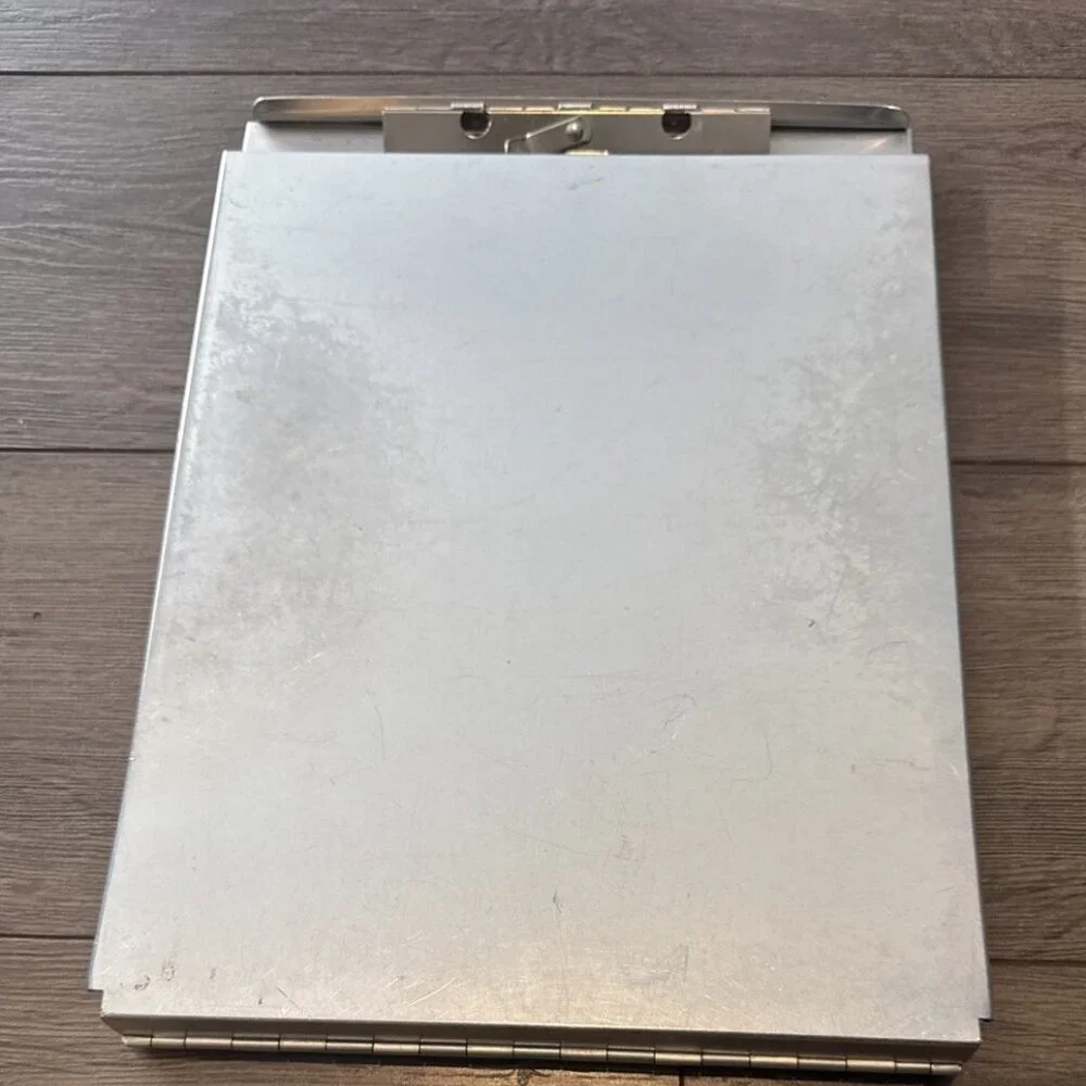 Saunders Clipboard Form Holder AH8512 Aluminum Nurse Contractor Accordion USA
